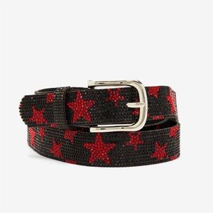 Hot topic rhinestone star belt